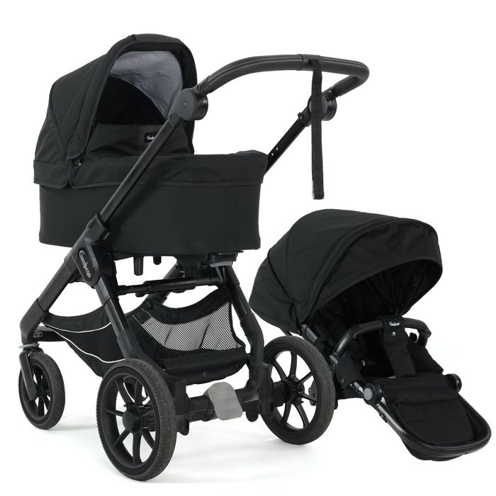 Barnevogn, Emmaljunga NXT90 - Black Edition, Komplett med sittedel og liggedel