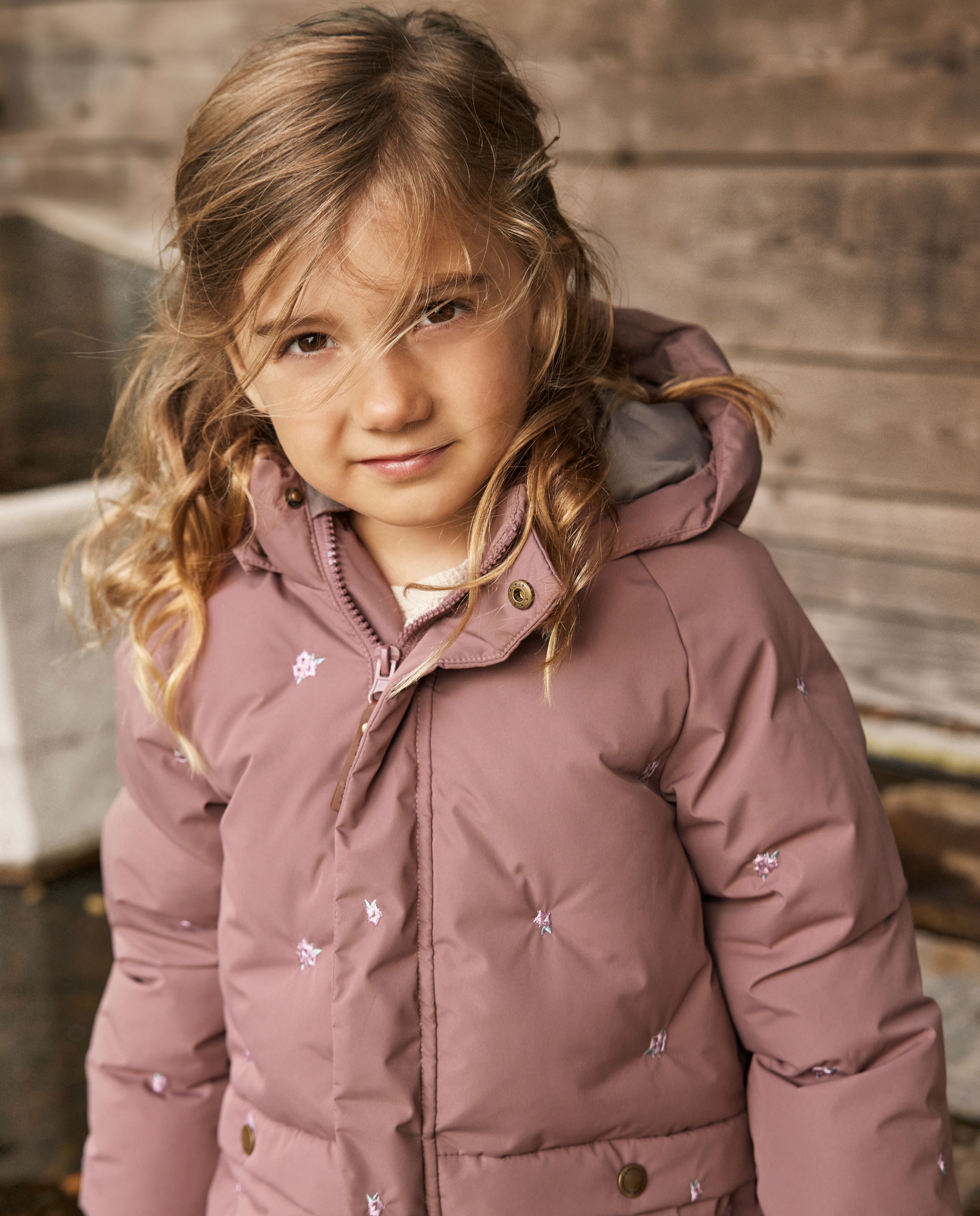 Jakke, EnFant, Puffer, Rose Taupe