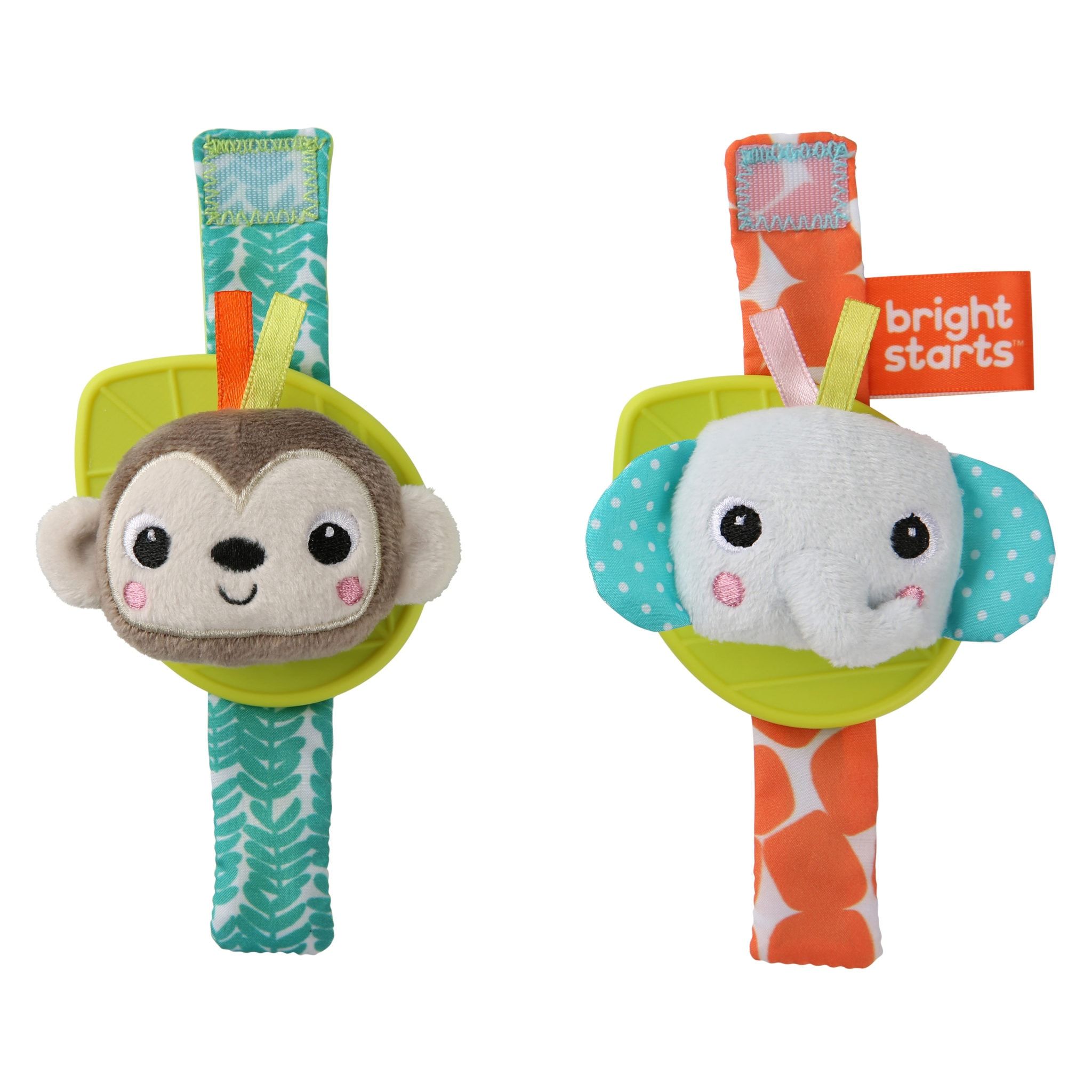 Snuggle & Teether, Brights Starts, Grønn