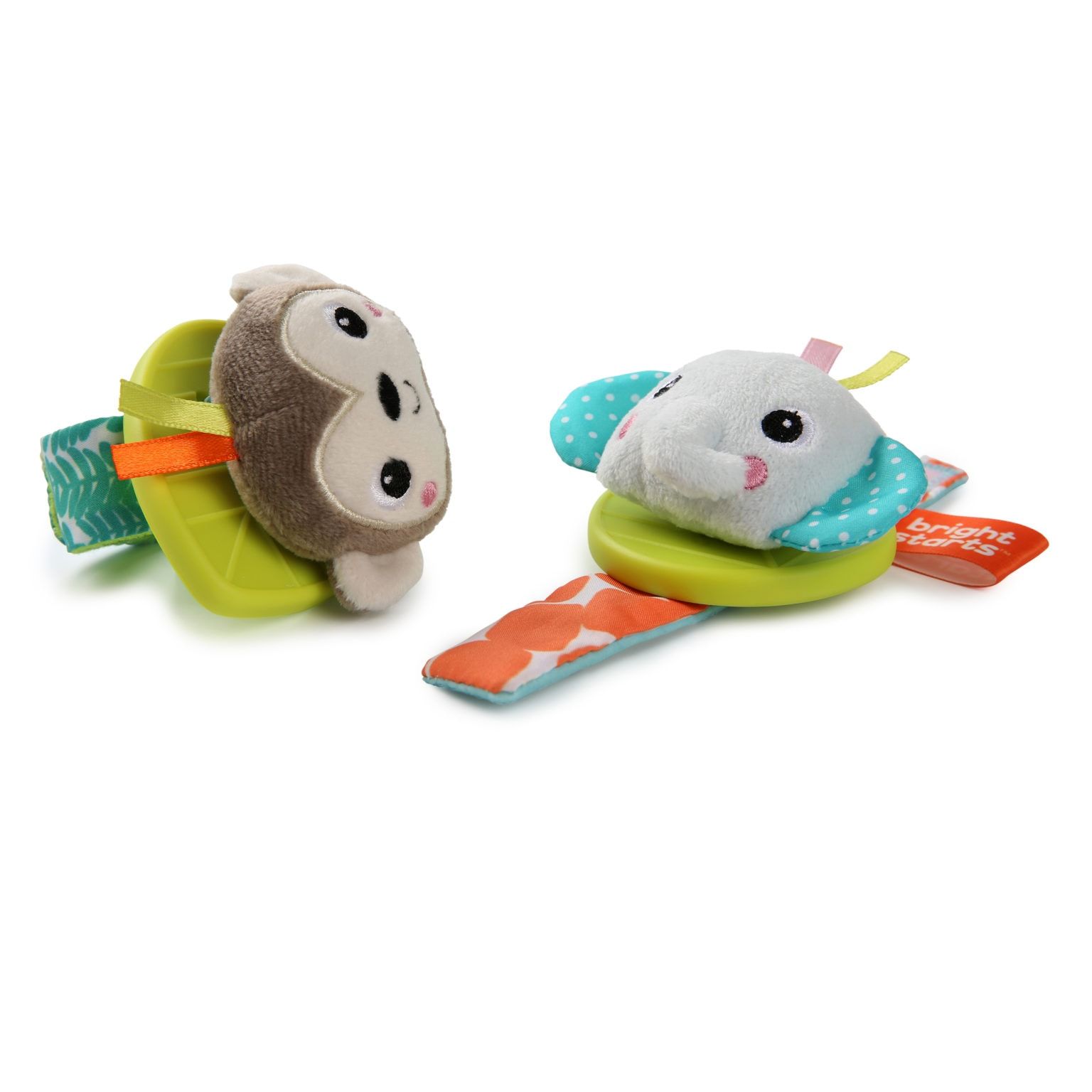 Snuggle & Teether, Brights Starts, Grønn