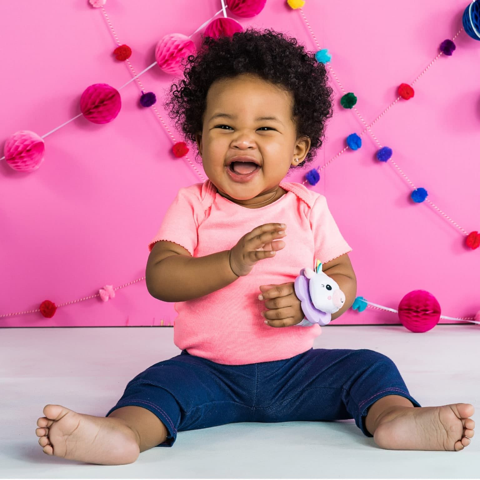 Snuggle & Teether, Brights Starts, Rosa