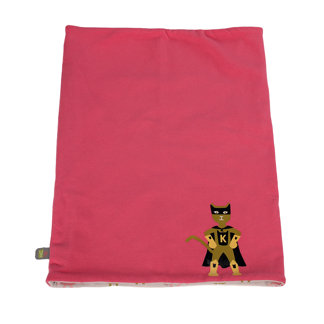 Kattnakken Vendbar Buff, Superrosa Onesize