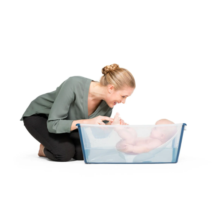 Stokke® Flexi Bath inkl. newborn support, Transparent Green