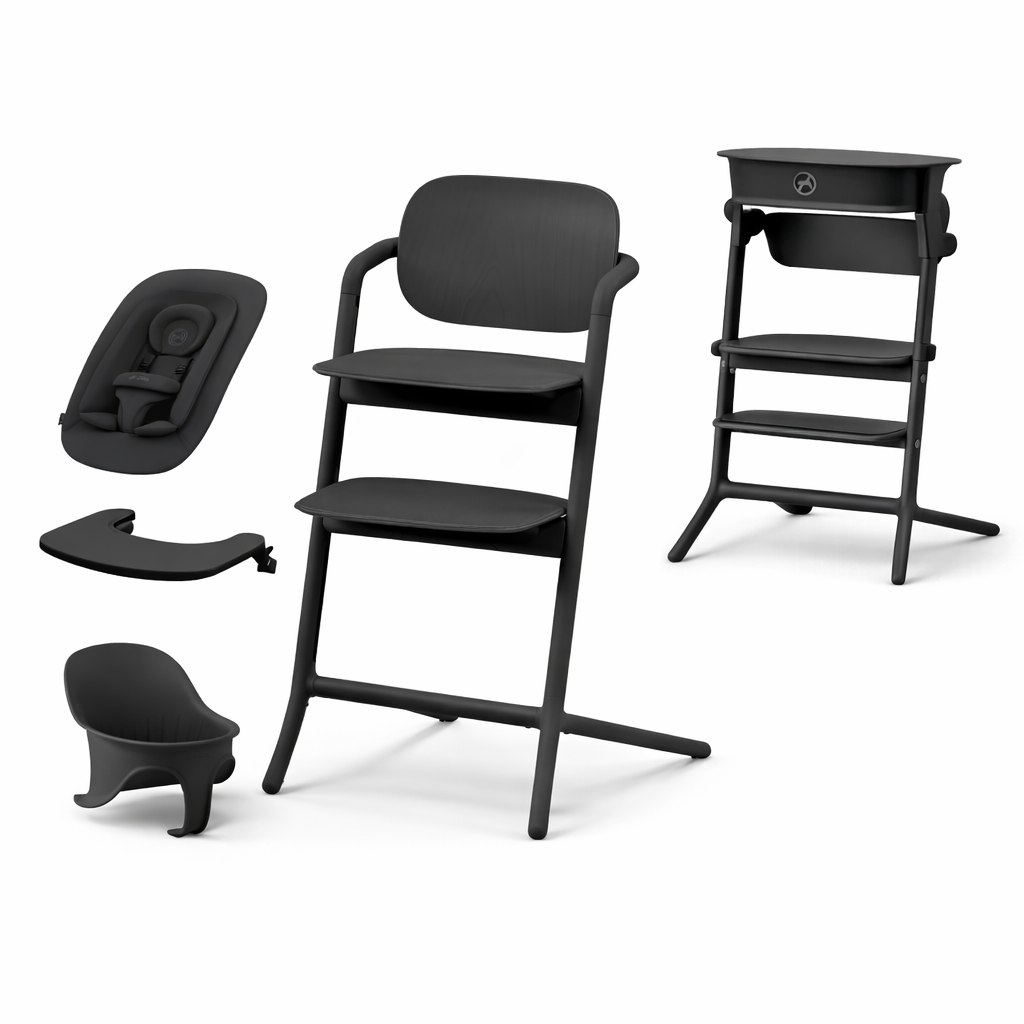 Spisestol, Cybex, Lemo 4-in-1, Stunning Black, Inkl Læringstårnsett