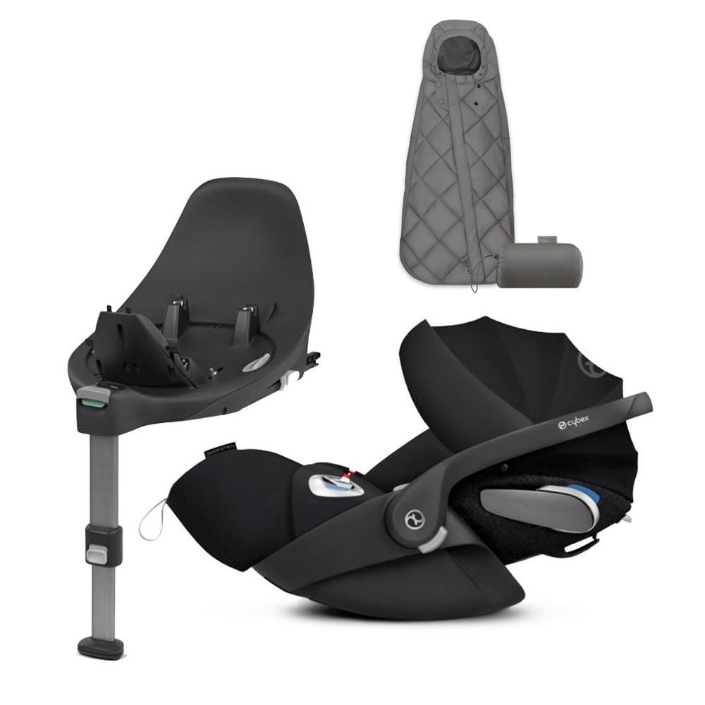 Premiumpakke, Cybex, Cloud Z Deep Black + Base Z + Snøgga Mini, Soho Grey
