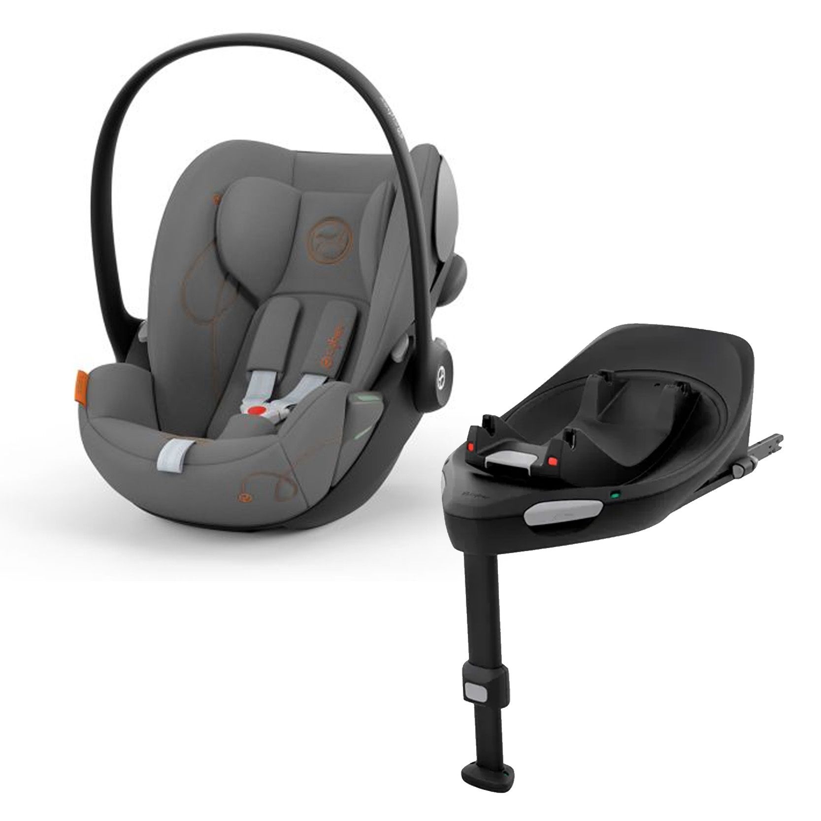 Cybex Cloud G Ink. Base G, Lava Grey, Bilstol