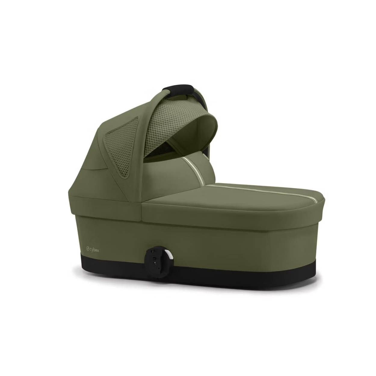 Cybex Cot S, Avi Spin, Moss Green Khaki, Liggedel