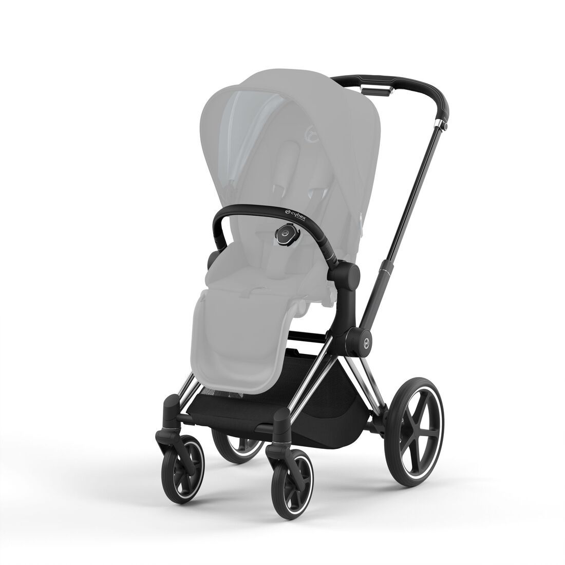 Understell inkl seteramme, Cybex, Priam, Black Chrome