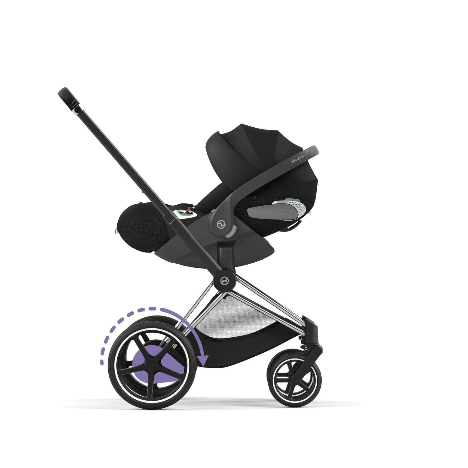 Understell, Cybex, e-Priam, Chrome Black