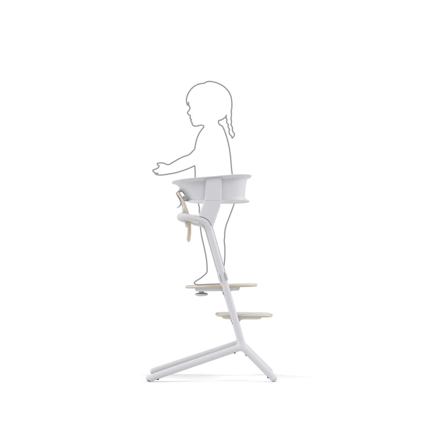 Læringstårnsett, Cybex, Lemo, All White