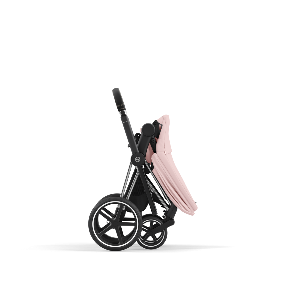 Cybex Priam, Chrome Black/Peach Pink, Barnevogn