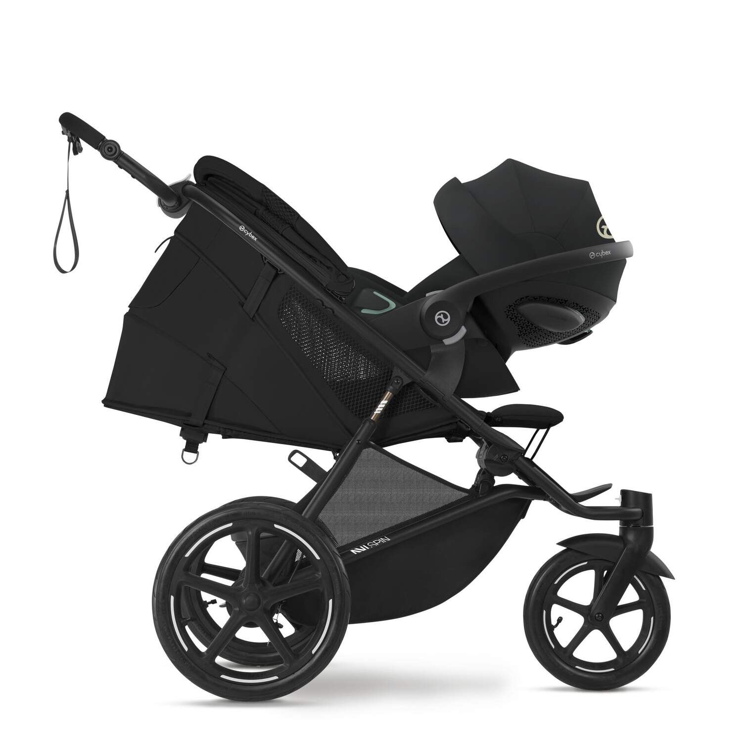 Cybex Avi Spin, BLK Moon Black, Barnevogn - Utstillingsmodell