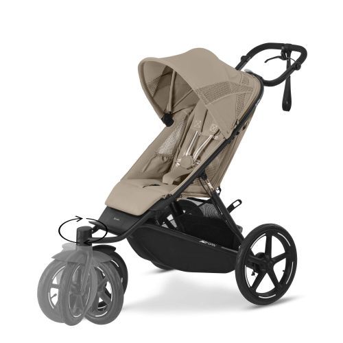 Komplett vogn, Cybex, Avi Spin, BLK Almond Beige