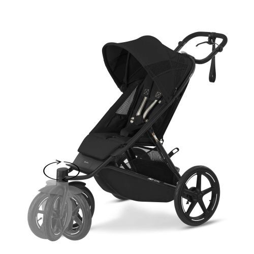 Komplett vogn, Cybex, Avi Spin, BLK Moon Black