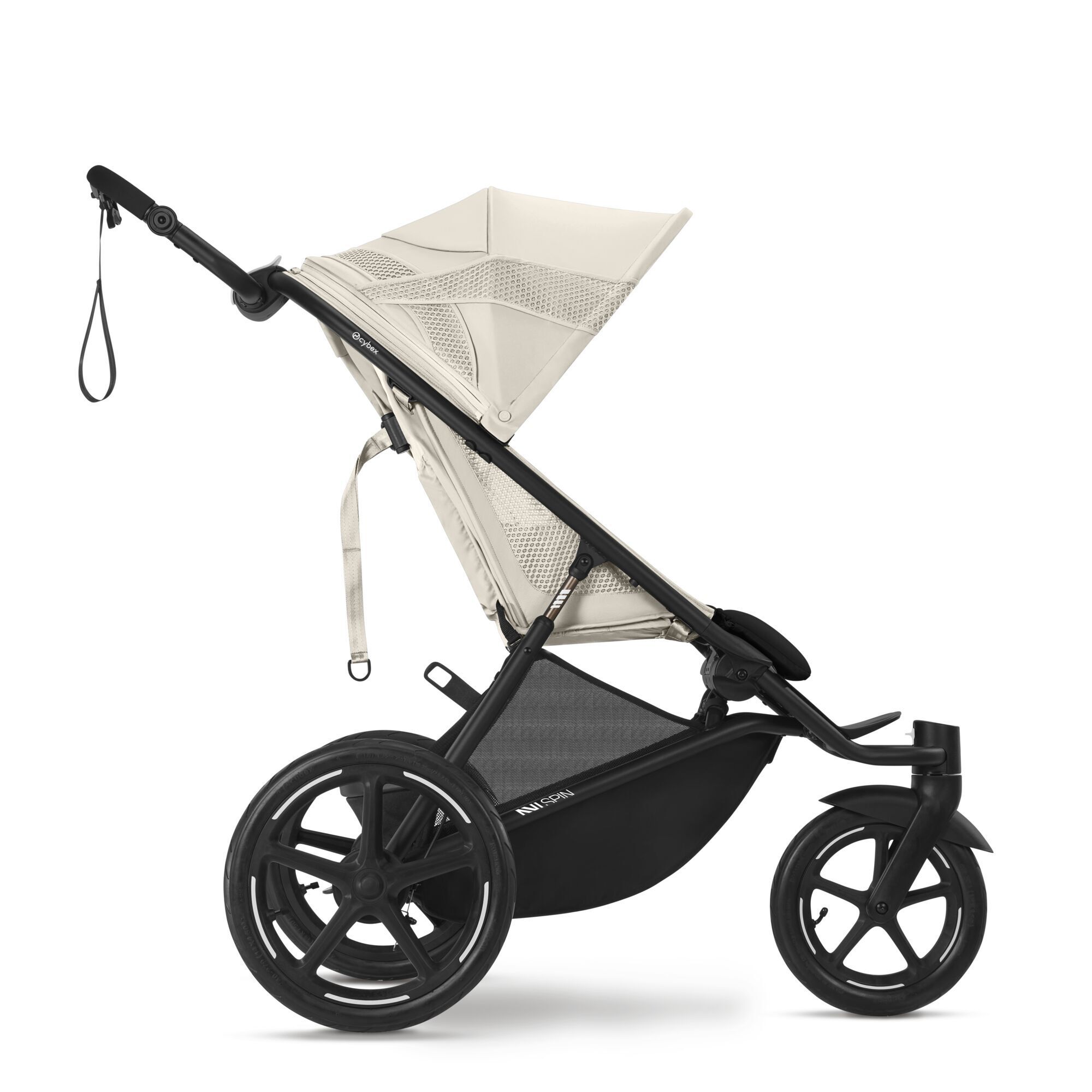 Cybex Avi Spin, BLK Seashell Beige, Barnevogn
