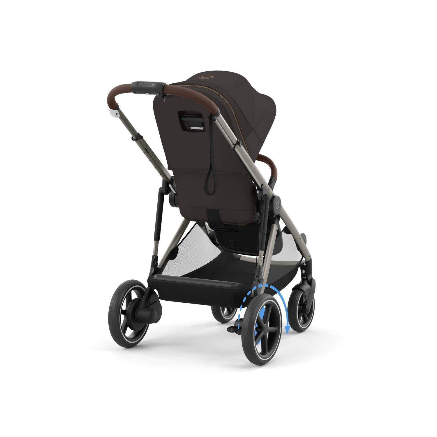 Cybex E-Gazelle, Chocolate Brown, Komplett barnevogn