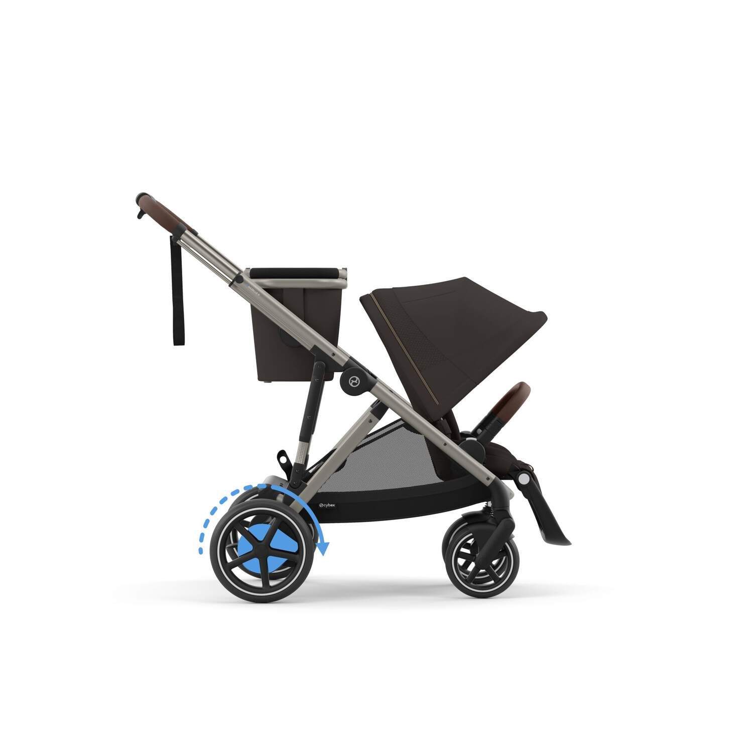 Barnevogn, Cybex, E-Gazelle, Chocolate Brown
