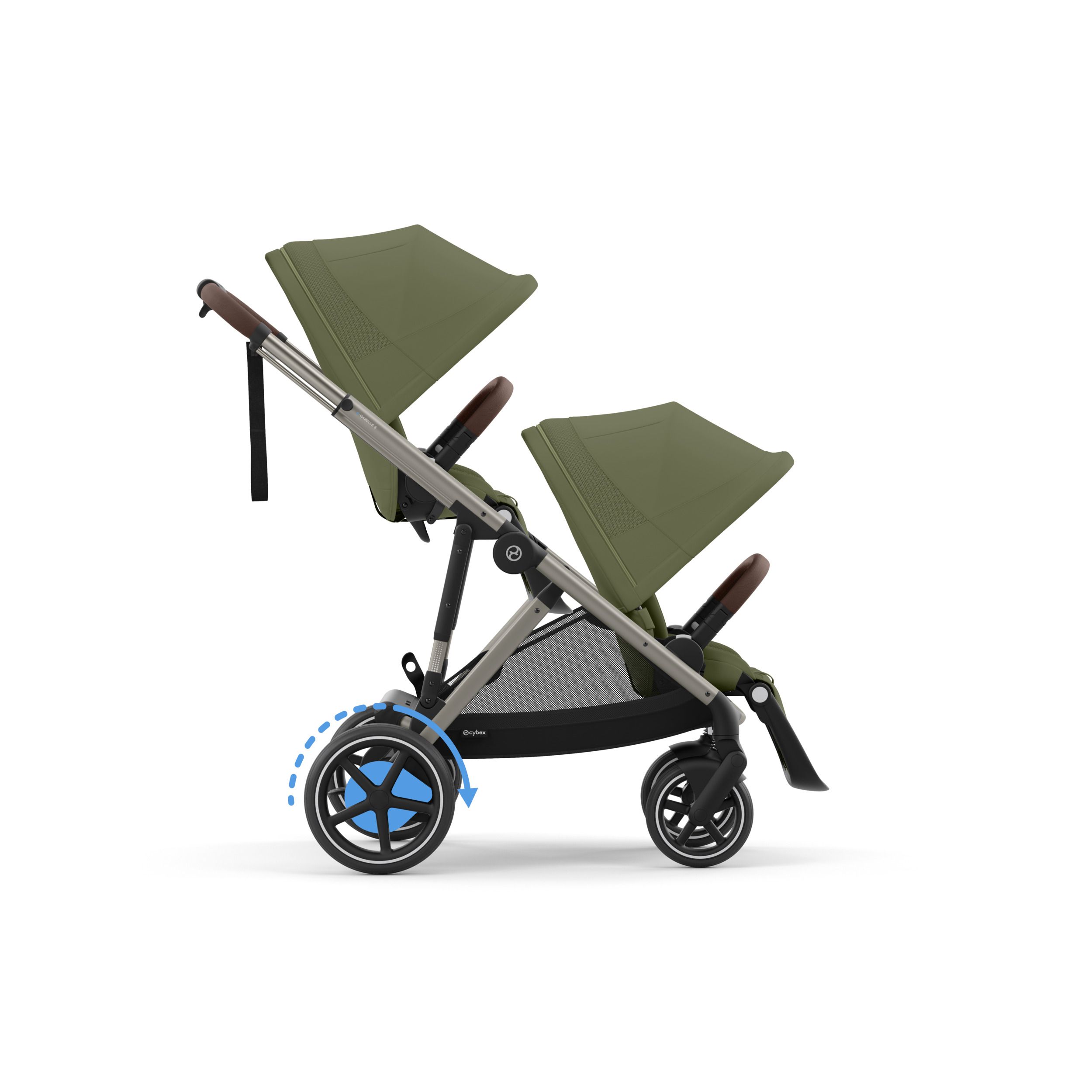 Cybex eGazelle S, TPE, Moss Green Khaki, Barnevogn