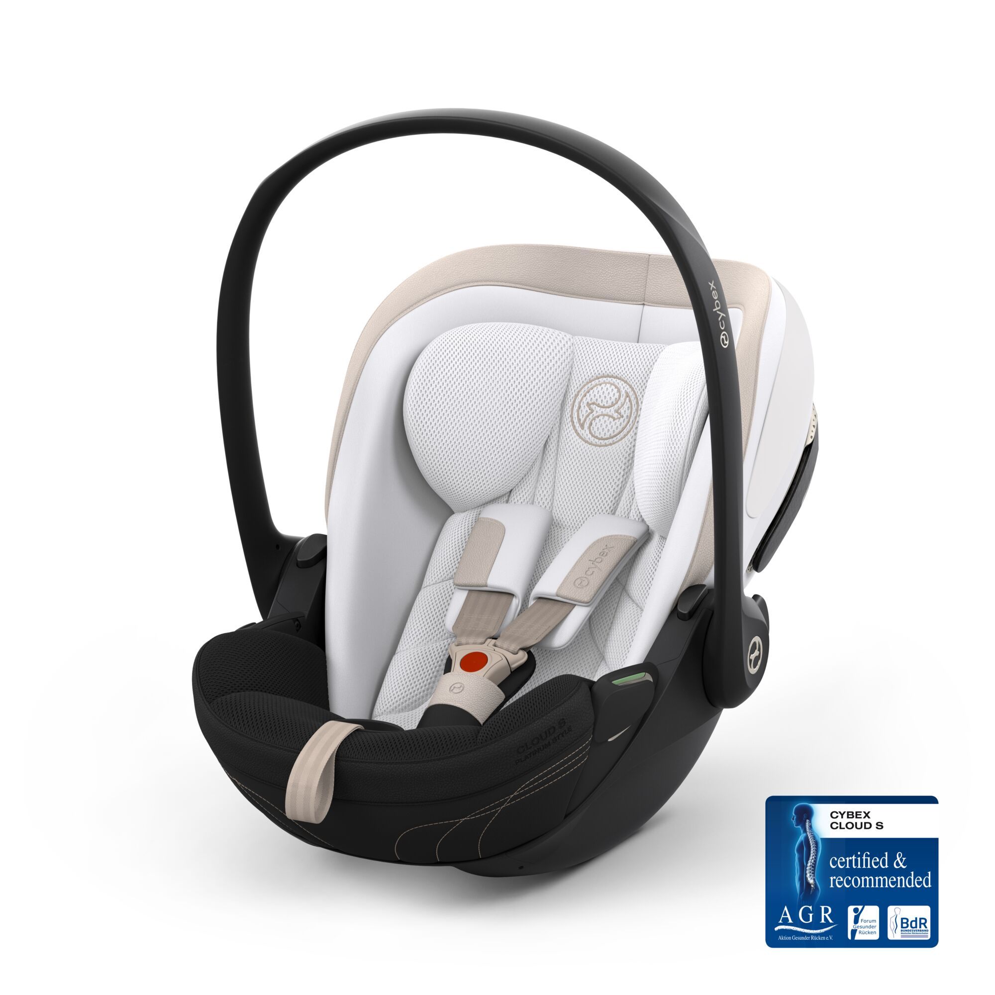 Bilstol, Cybex, Cloud S, Style, Off White