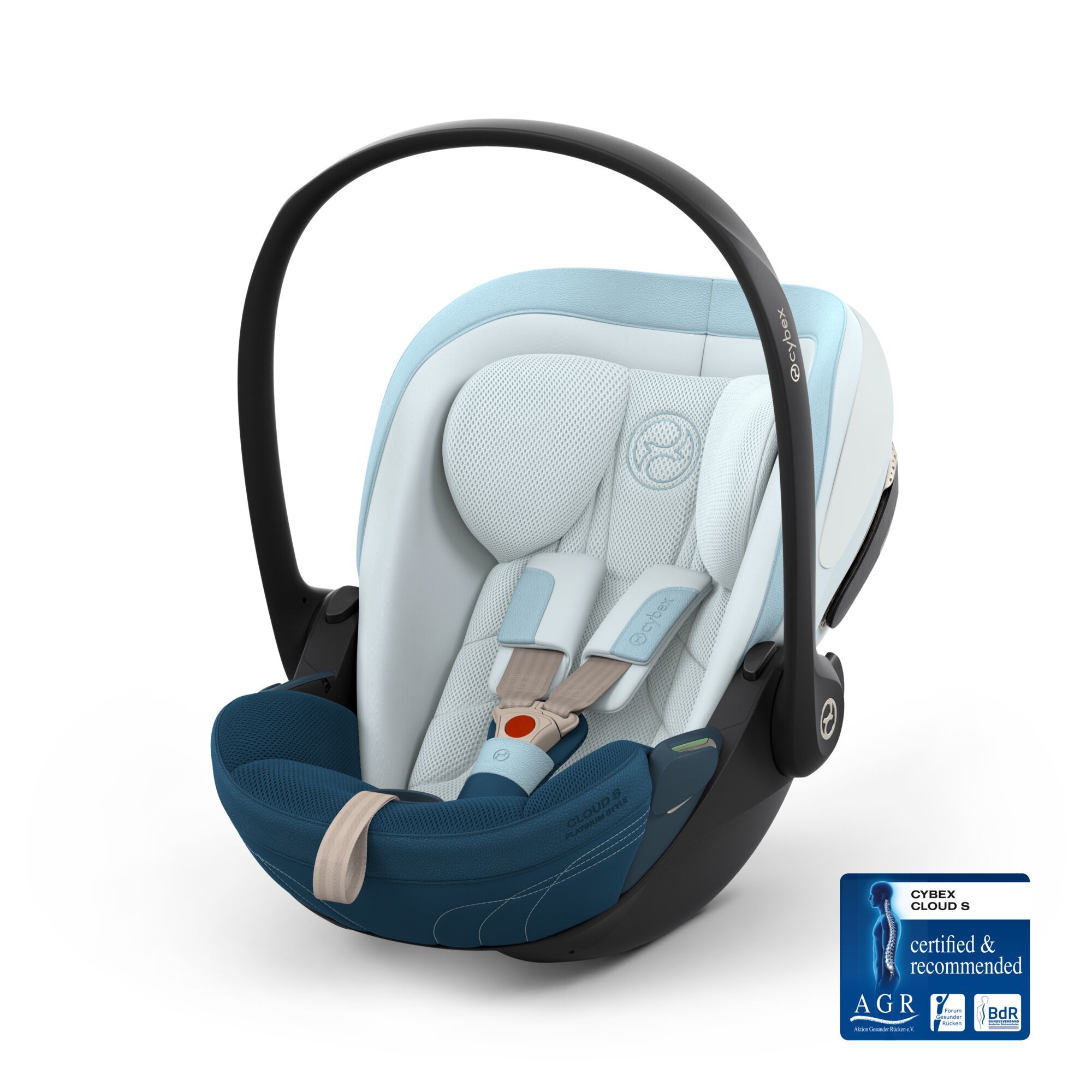 Bilstol, Cybex, Cloud S, Style, Opal Blue