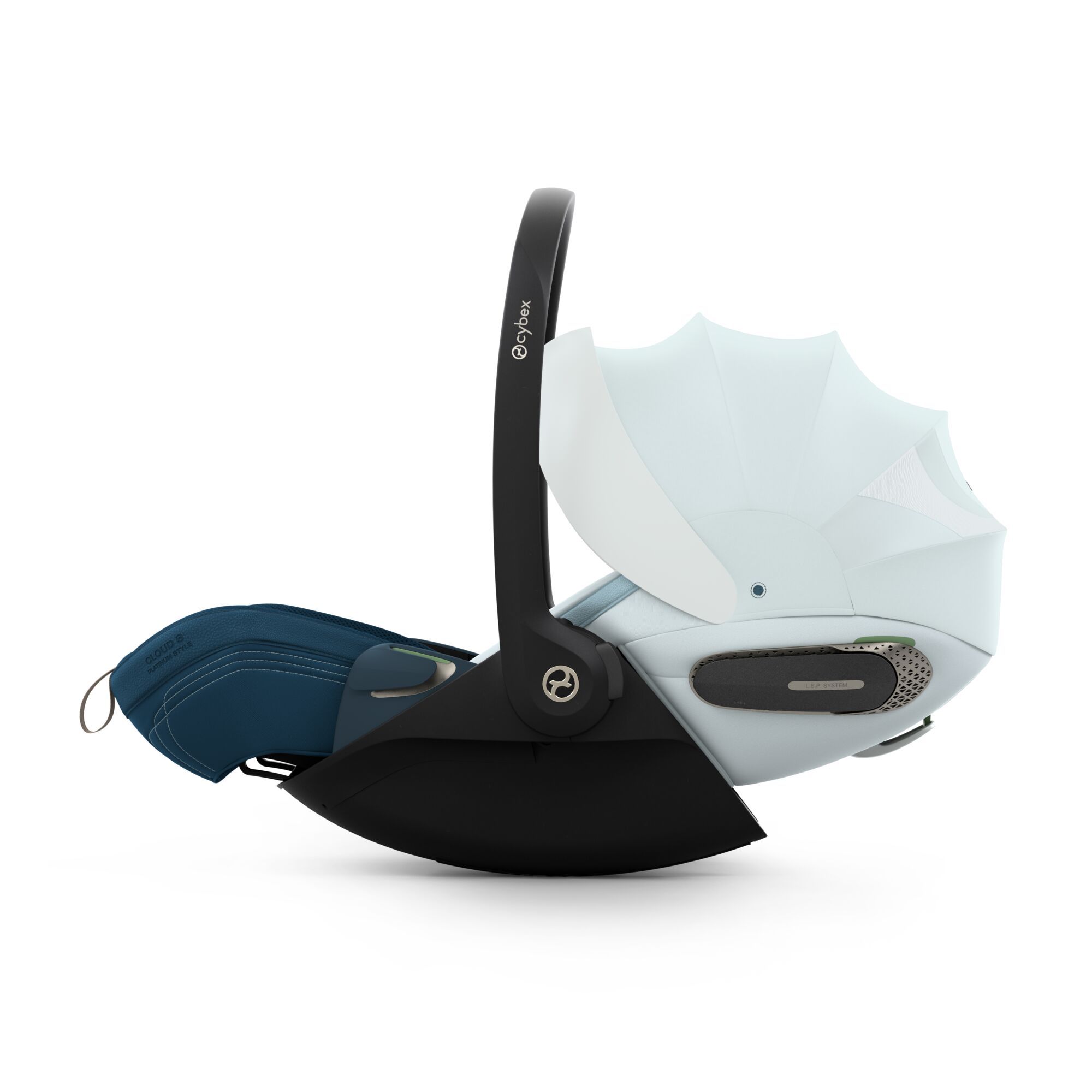 Bilstol, Cybex, Cloud S, Style, Opal Blue