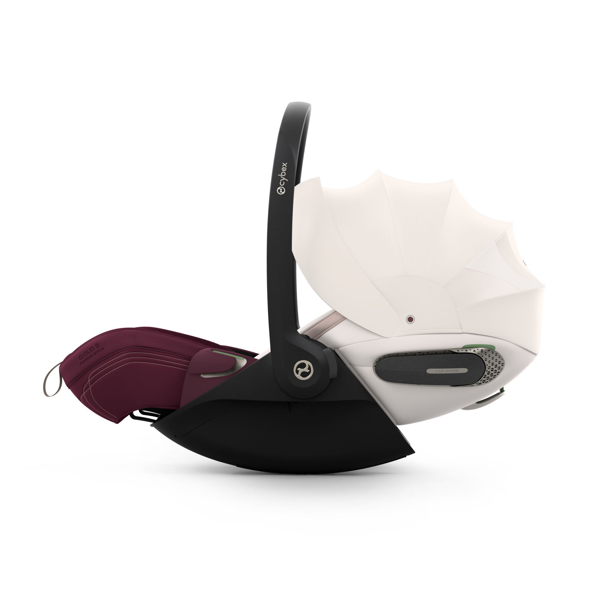 Bilstol, Cybex, Cloud S, Style, Quartz Pink