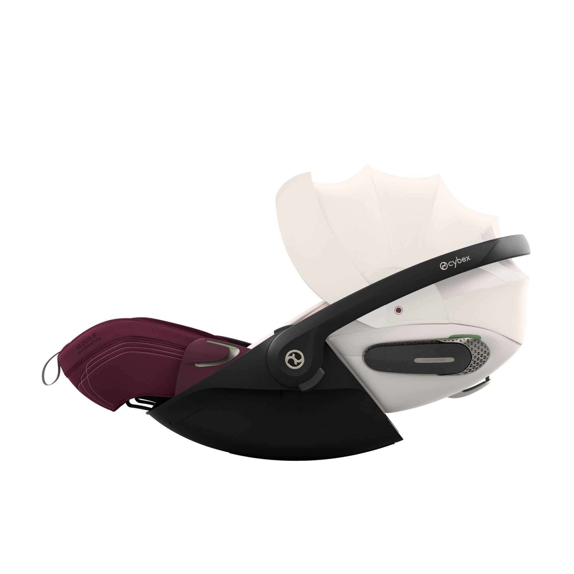 Bilstol, Cybex, Cloud S, Style, Quartz Pink