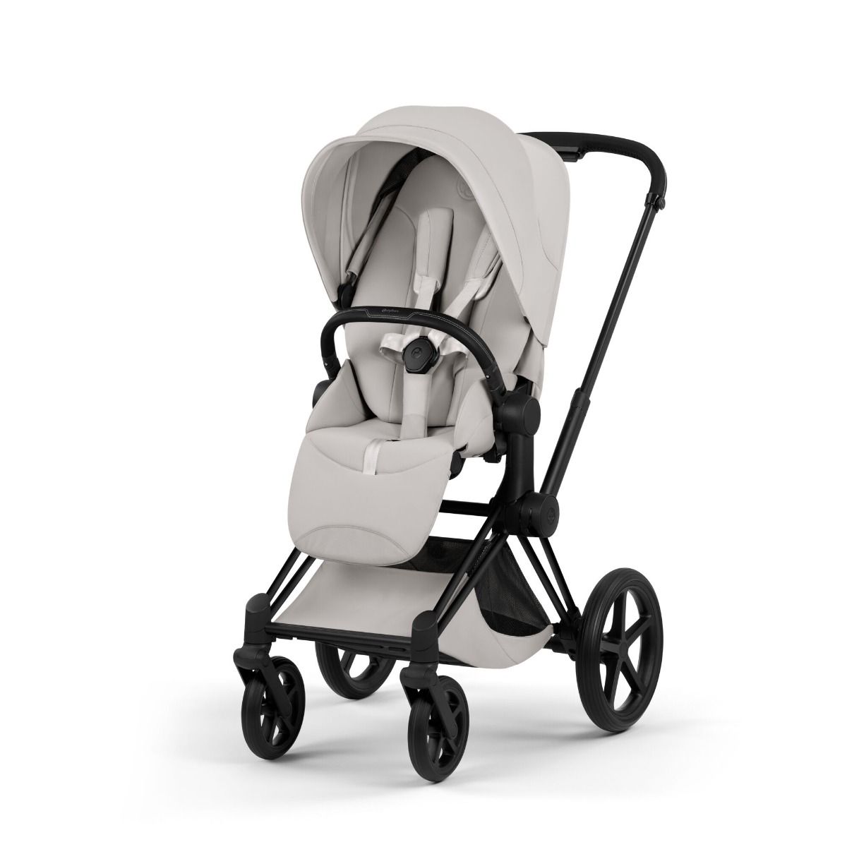 Cybex Priam, Style Collection, Komplett Barnevogn, New Generation, Matt Black/City Grey