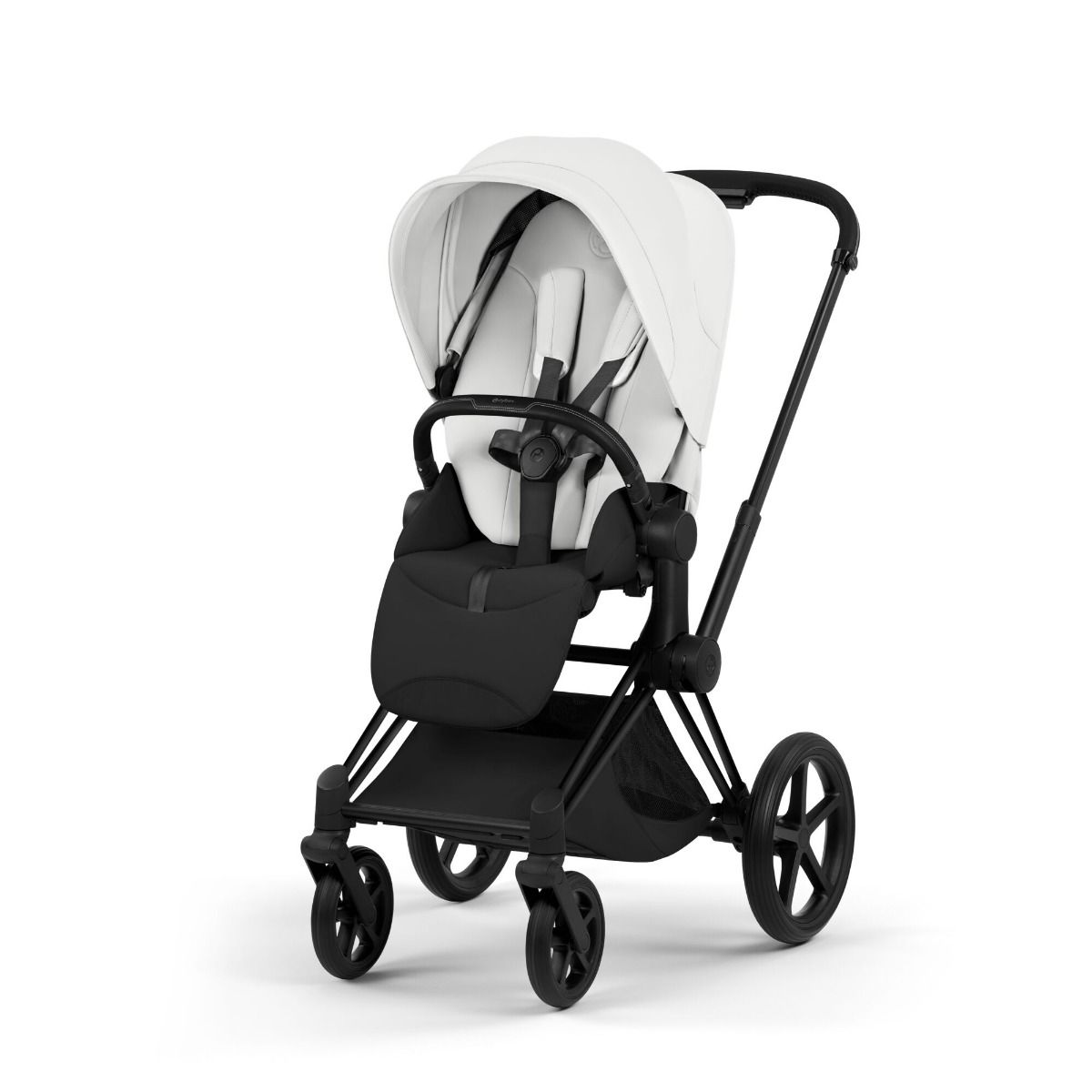 Cybex Priam, Style Collection, Komplett Barnevogn, New Generation, Matt Black/Off White