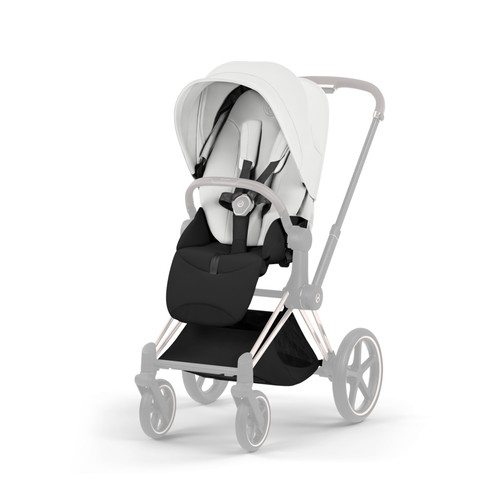 Cybex Priam, Style Collection, Komplett Barnevogn, New Generation, Rose Gold/Off White