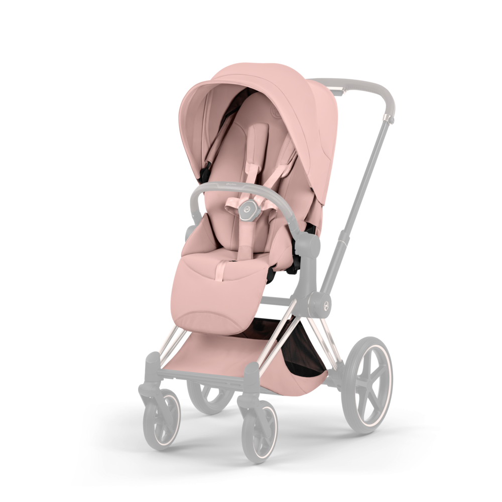 Cybex Priam, Style Collection, Komplett Barnevogn, New Generation, Rose Gold/Peach Pink