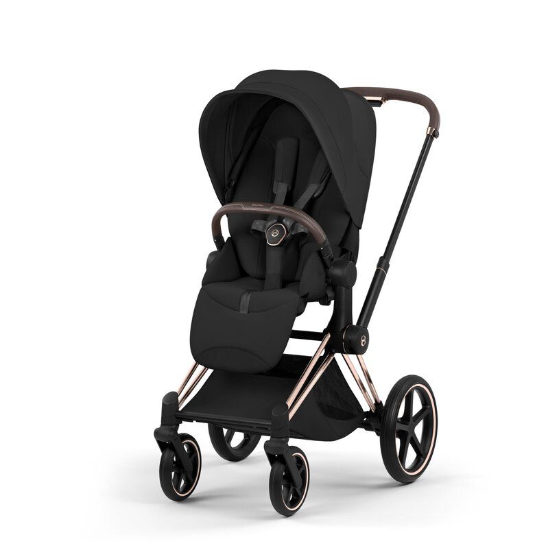 Cybex Priam, Style Collection, Komplett Barnevogn, New Generation, Rose Gold/Sepia Black