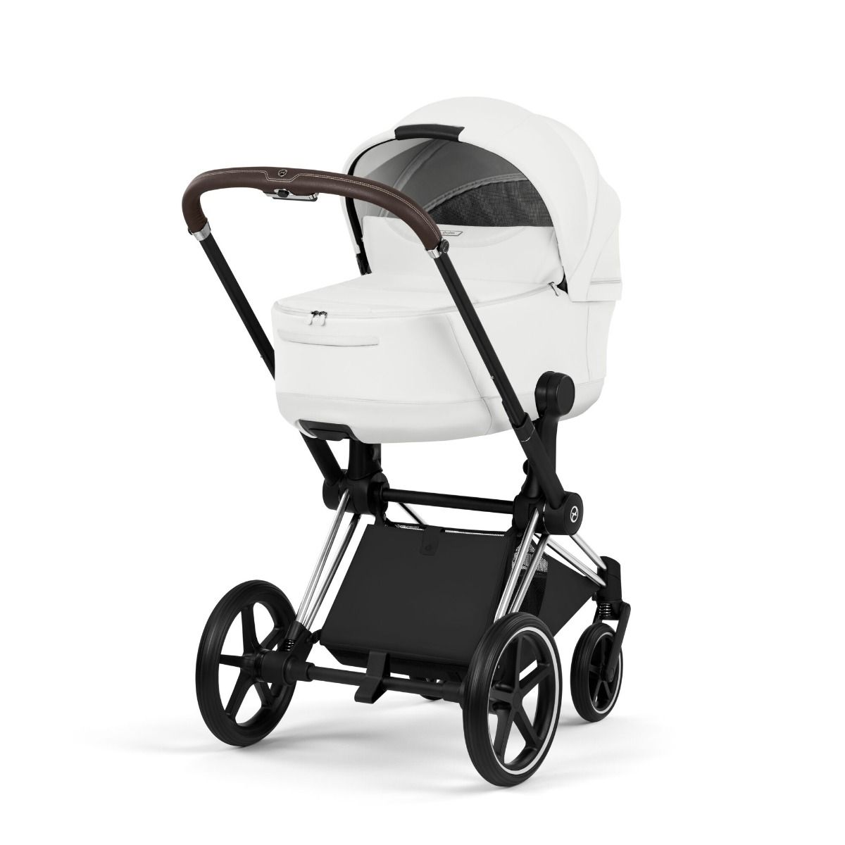 Cybex Priam, Style Collection, Komplett Barnevogn, New Generation, Chrome/Off White