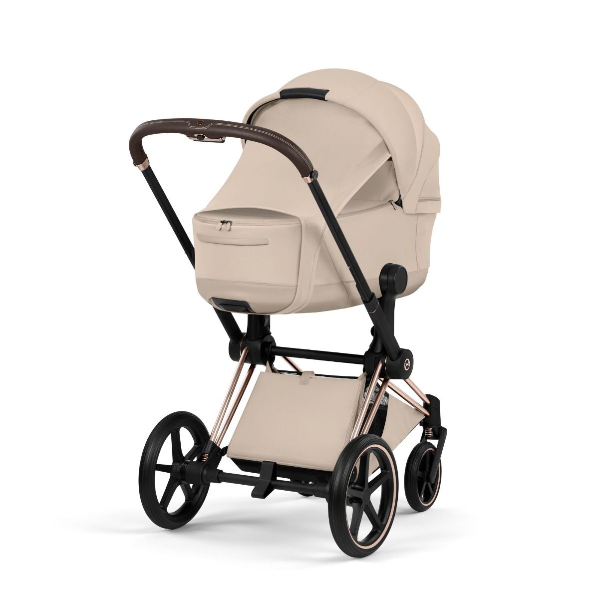 Cybex Priam, Style Collection, Komplett Barnevogn, New Generation, Rose Gold/Cozy Beige