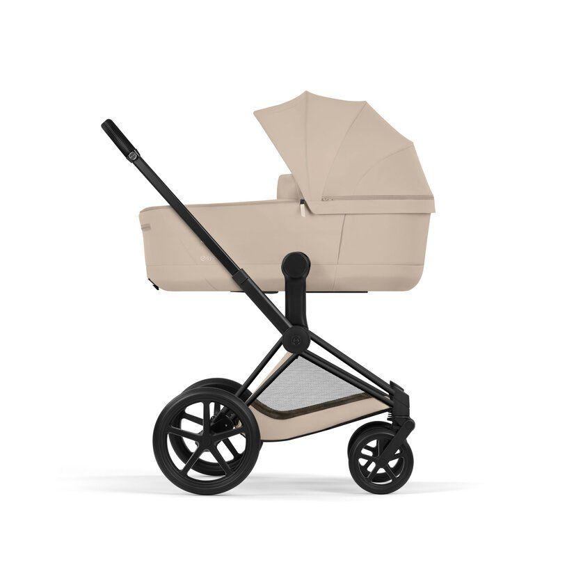 Cybex Priam, Matt Black/Cozy Beige, Komplett barnevogn, New Generation