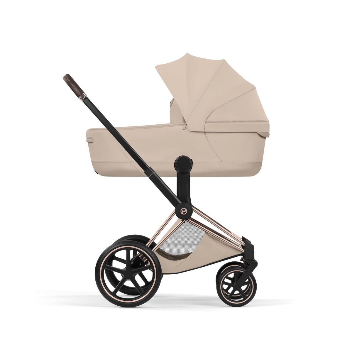 Cybex Priam, Style Collection, Komplett Barnevogn, New Generation, Rose Gold/Cozy Beige