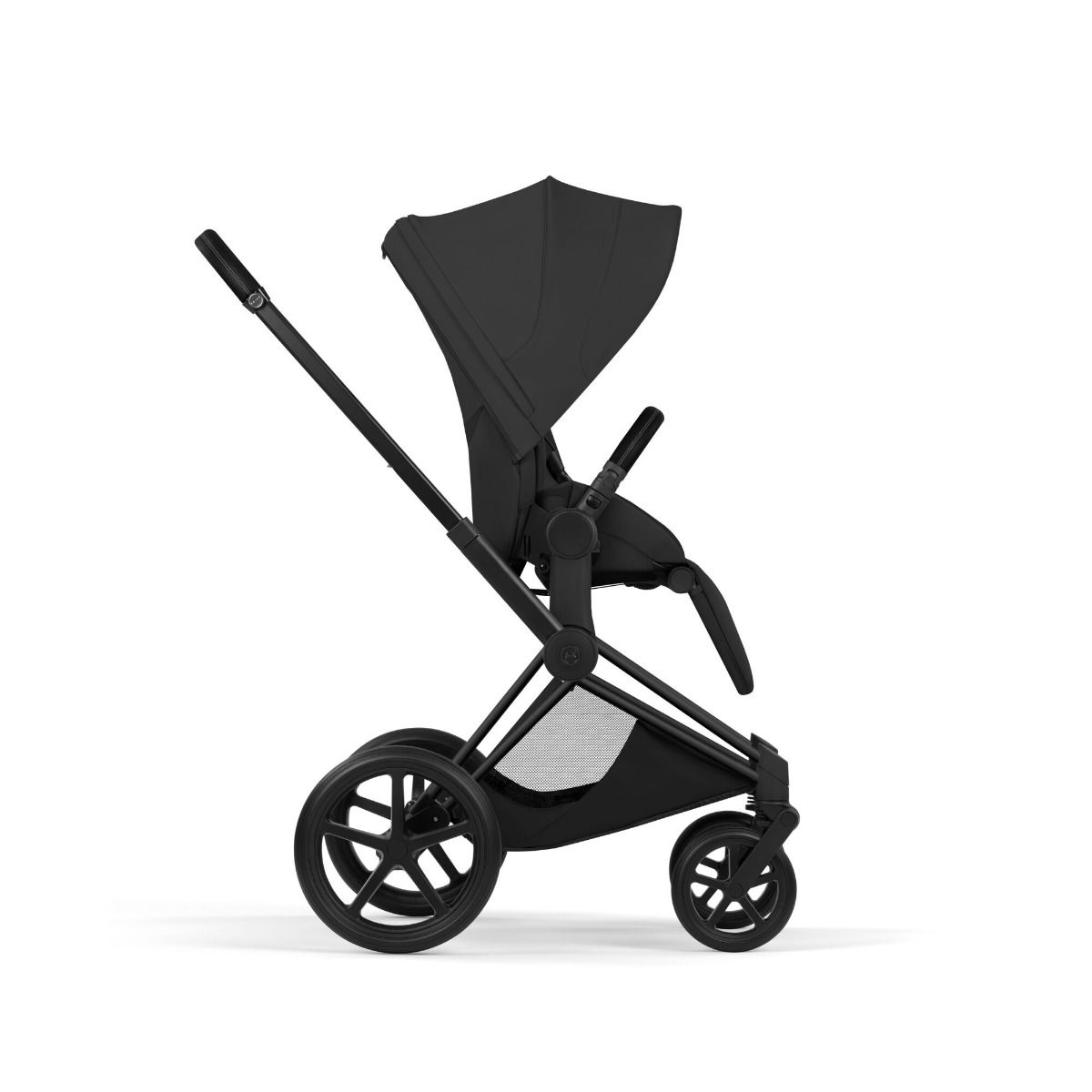 Cybex Priam, Style Collection, Komplett Barnevogn, New Generation, Matt Black/Sepia Black