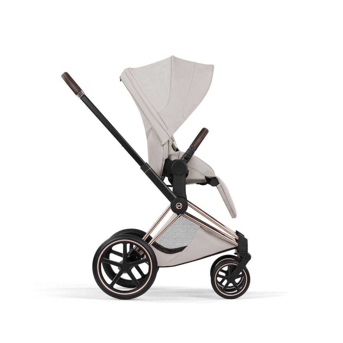 Cybex Priam, Style Collection, Komplett Barnevogn, New Generation, Rose Gold/City Grey