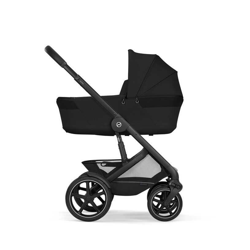 Komplett vogn Cybex Talos S Lux, 2026, Moon Black Ink. Liggedel