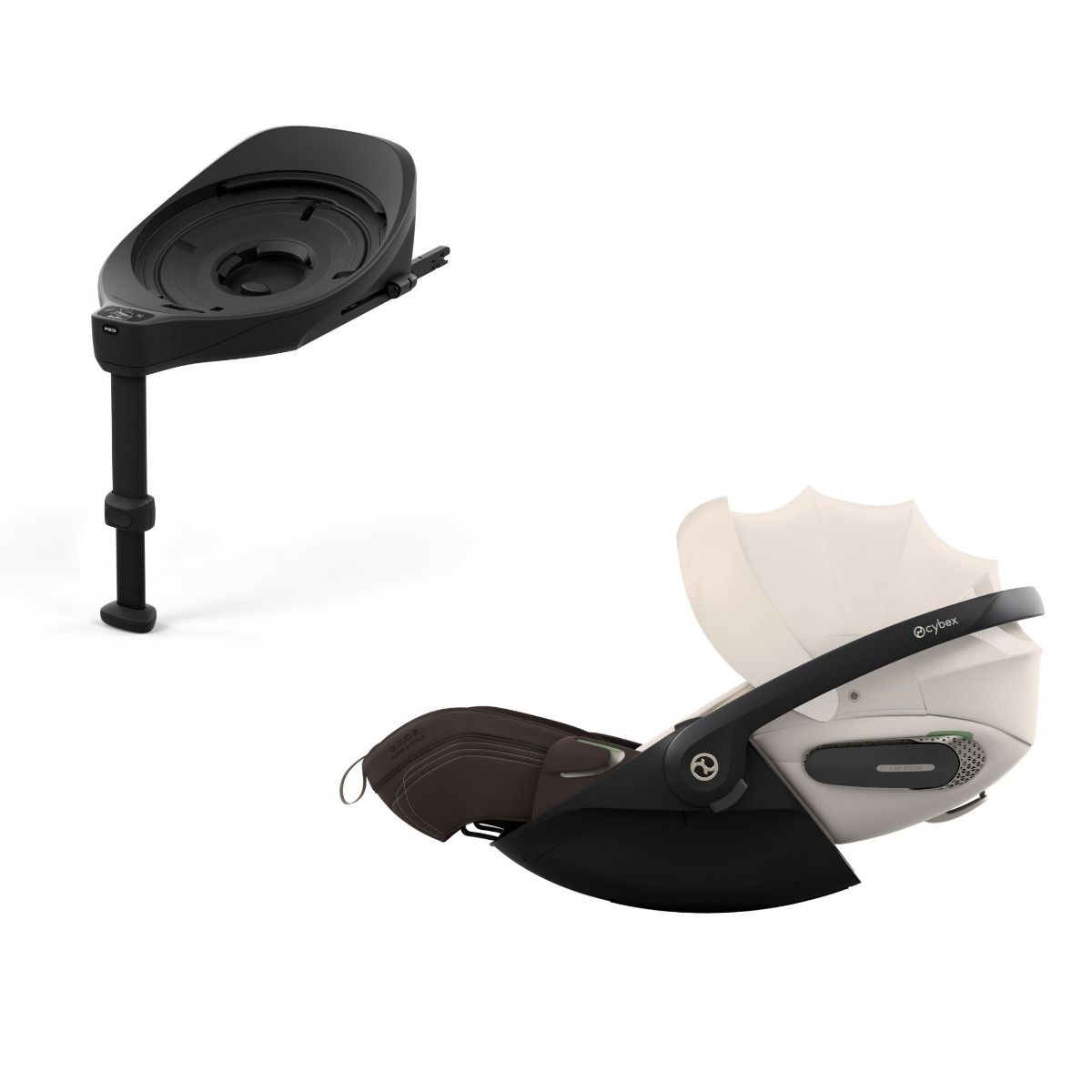 Bilstol, Cybex, Cloud S, Style, Amber Brown Light, Inkl. Base S