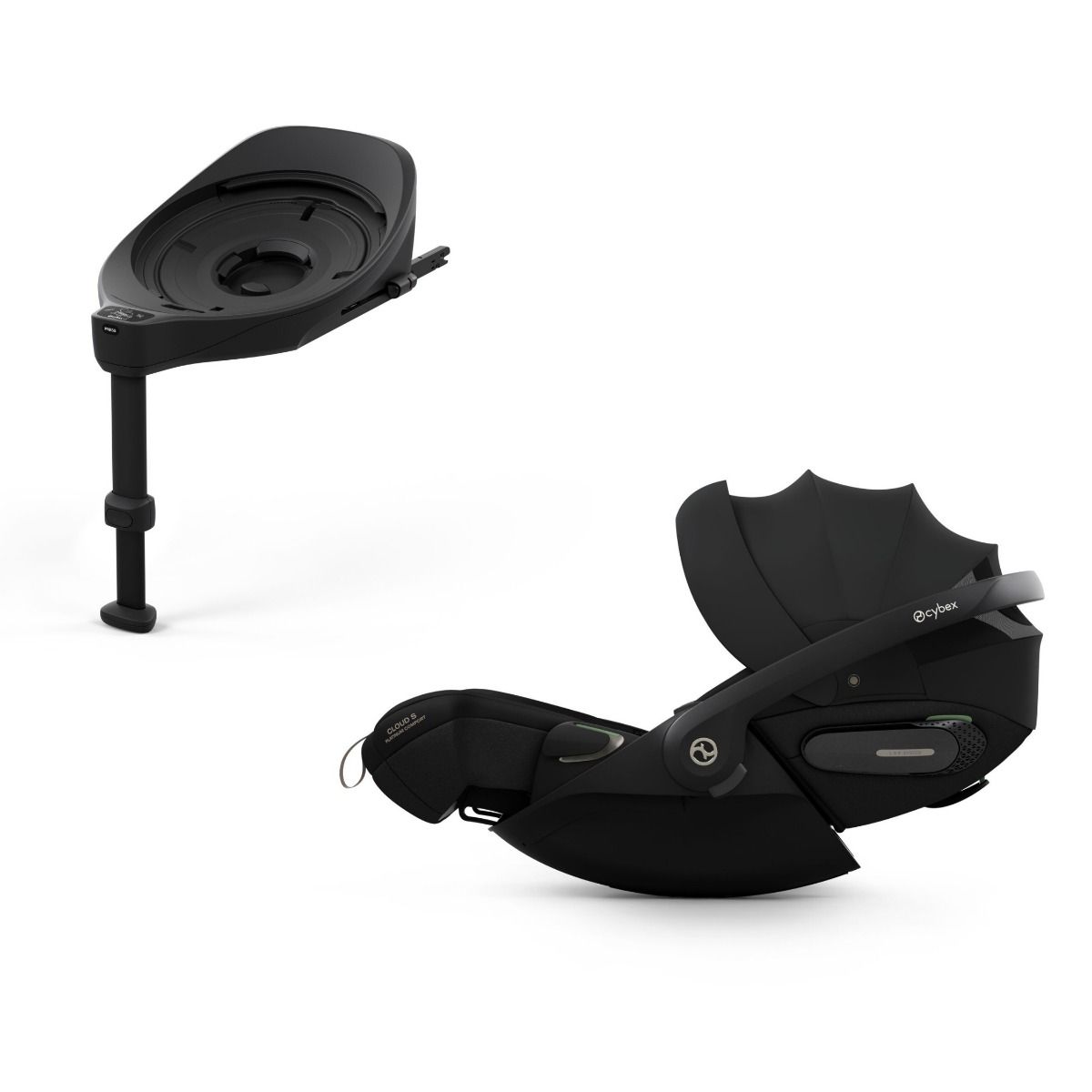 Bilstol, Cybex, Cloud S, Sepia Black, Inkl. Base S