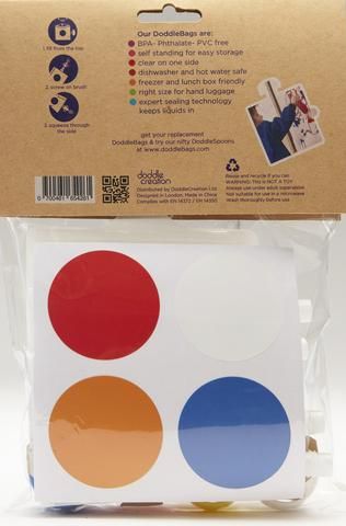Doddlebrush, Penseler og poser, Doddlebags, 4 pk
