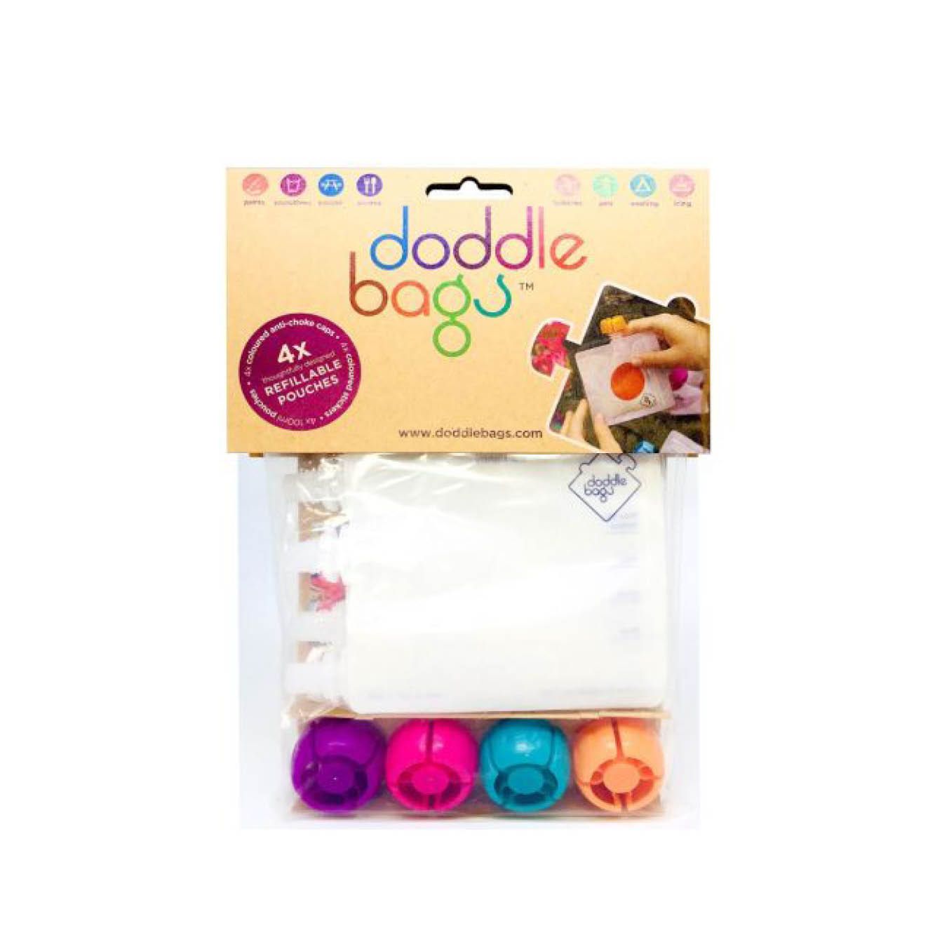 Doddlebags, Smoothieposer, 4 pk