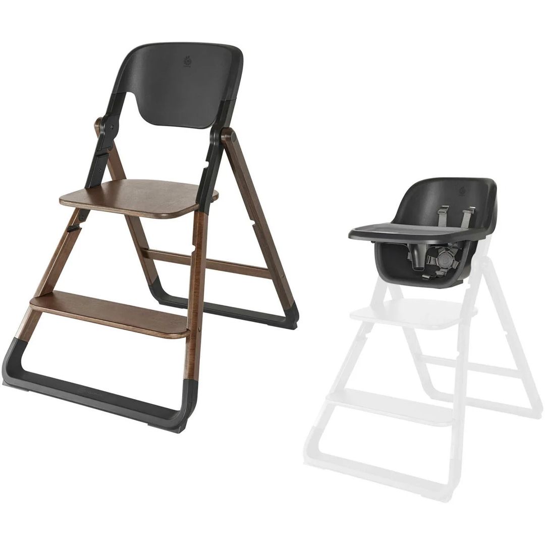 Spisestol, Ergobaby, Evolve 2-in-1 High chair +,  Dark Wood