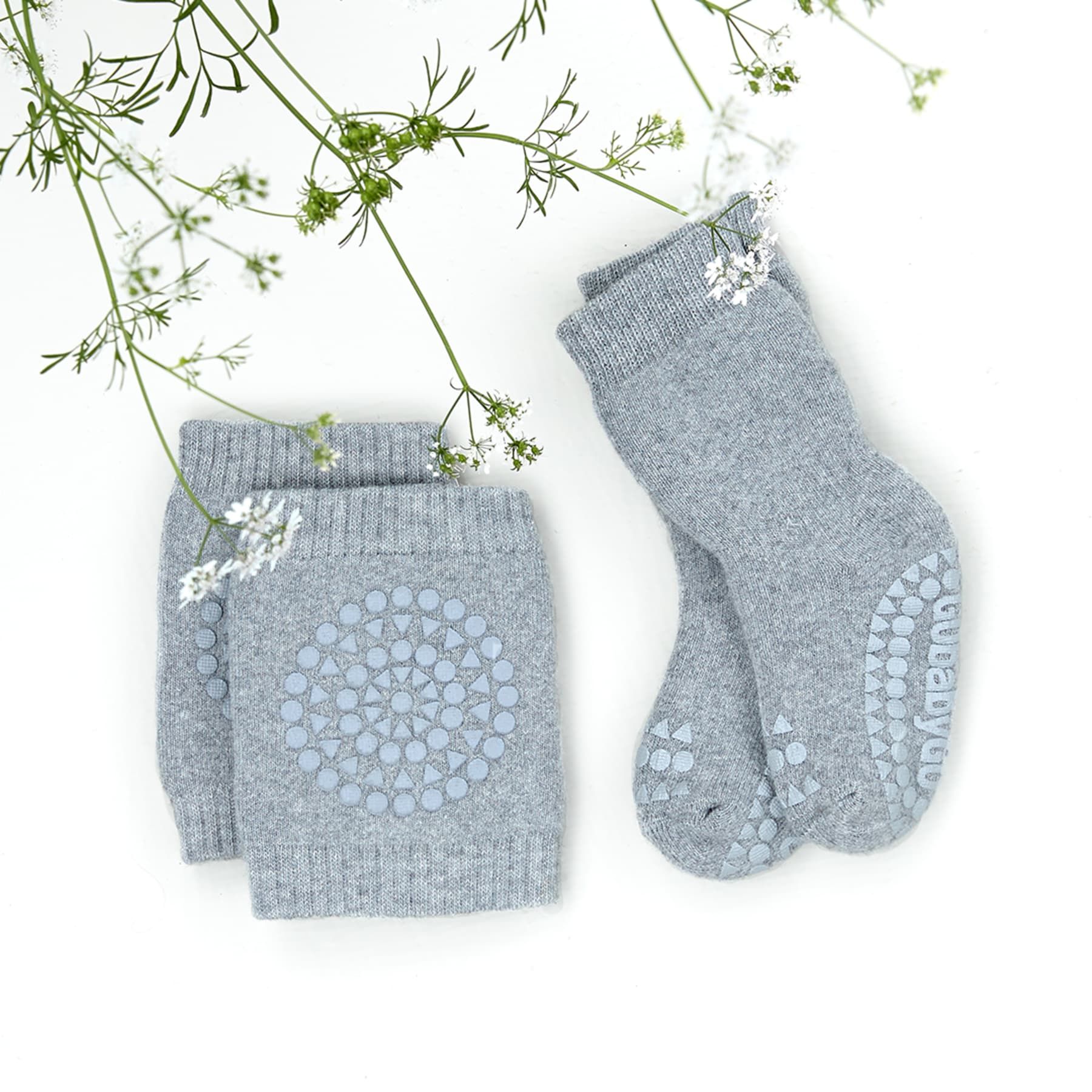 Kneepads, GoBabyGo, Grey Melange, One Size