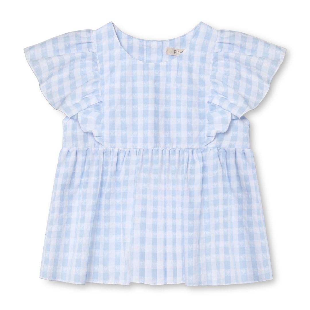 Bluse, Fliink, Pari Top, Dream Blue
