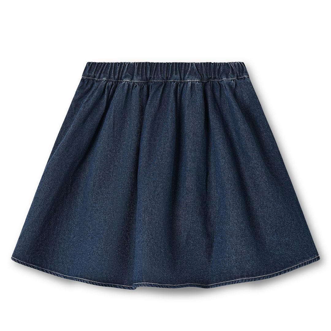 Skjørt, Fliink, Don, Dark Denim Blue