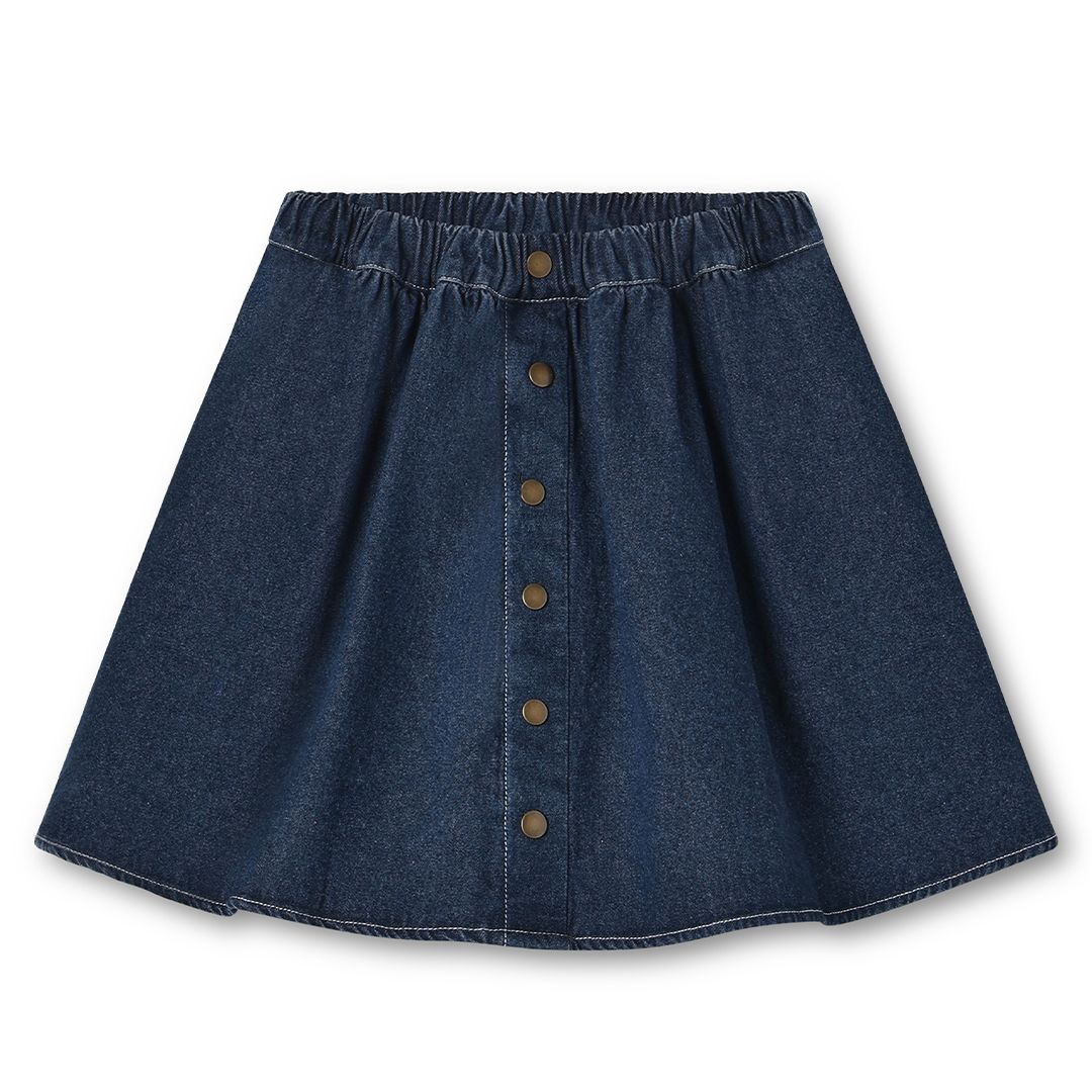 Skjørt, Fliink, Don, Dark Denim Blue