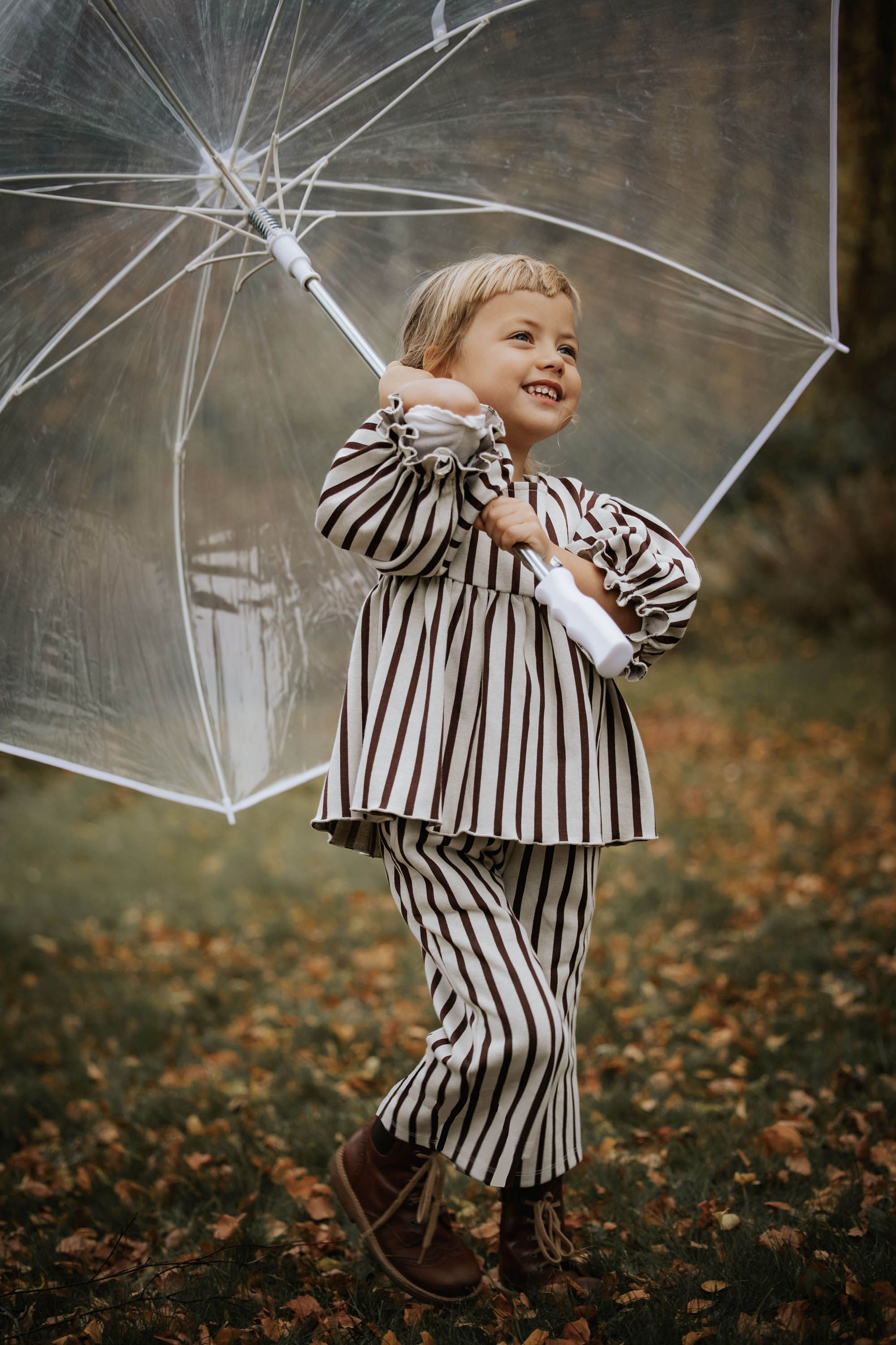 Bluse, Fliink, Elly, Sandshell Stripe