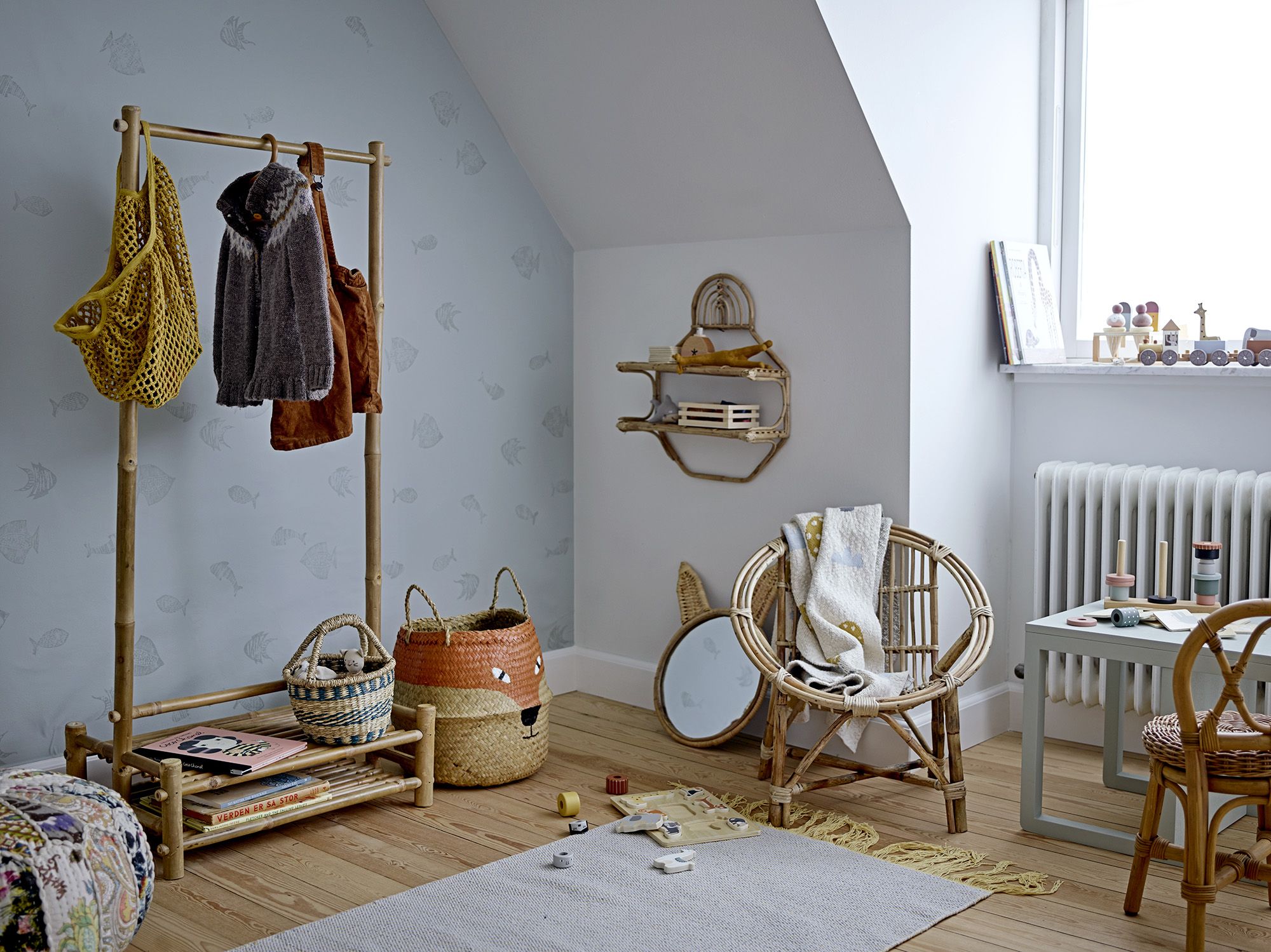 Klesstativ, Bloomingville MINI, Christianna, Natur
